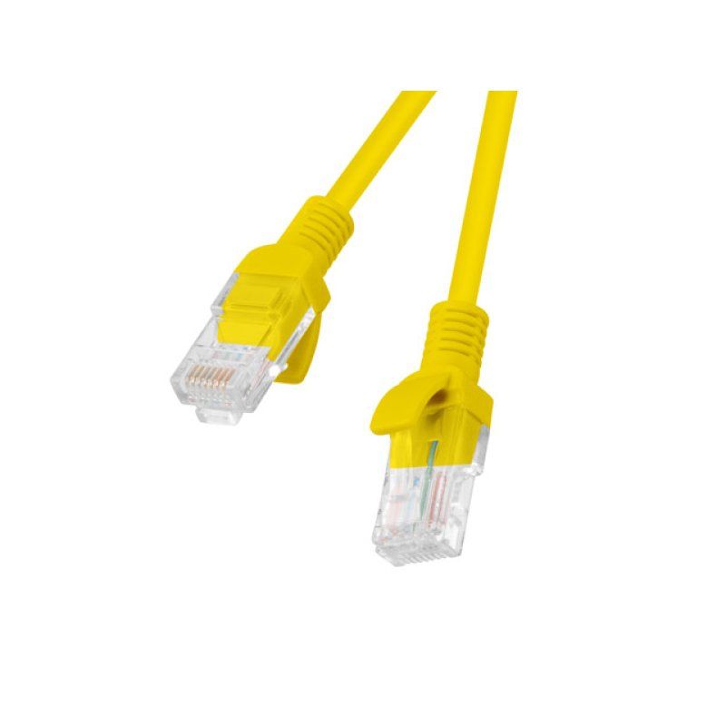 Lanberg PCU6-10CC-2000-Y câble de réseau Jaune 20 m Cat6 U/UTP (UTP)