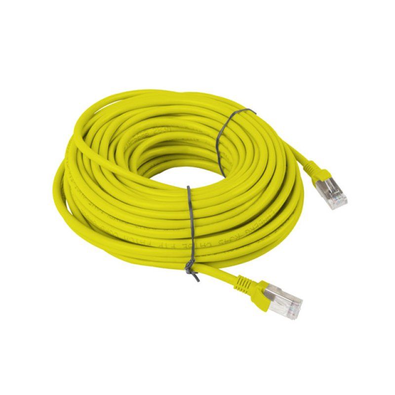 Lanberg PCU6-10CC-2000-Y câble de réseau Jaune 20 m Cat6 U/UTP (UTP)
