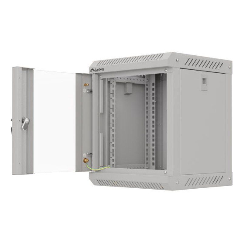 Lanberg WF11-3306-10S étagère 6U Rack monté sur le mur Gris