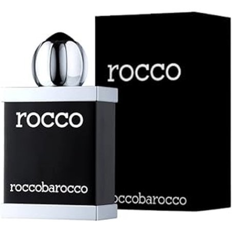 Rocco Barocco Roccobarocco Black Man Eau De Toilette - 100 Ml Fresh And Invigorating Men's Perfume