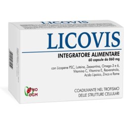 Licovis Vision and Eye Health Supplement with Lutein, Zeaxanthin, Lycopene, Resveratrol, Enhanced Formula with Vitamins