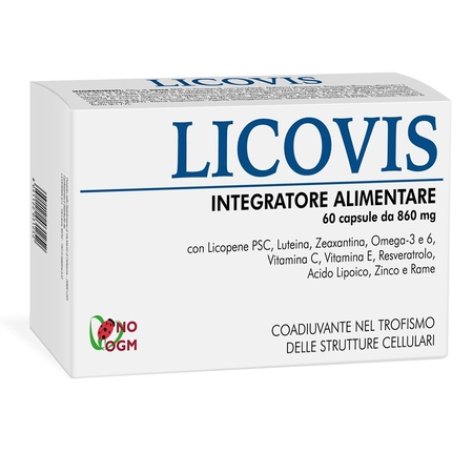 Licovis Vision and Eye Health Supplement with Lutein, Zeaxanthin, Lycopene, Resveratrol, Enhanced Formula with Vitamins