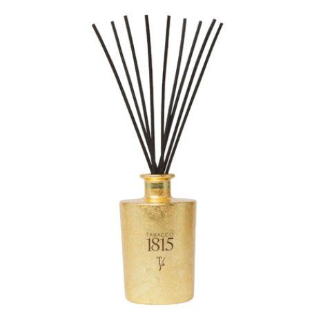 Teatro Fragranze Tabacco 1815 Sticks 1500ml Gold Vase Home Fragrance 10th Anniversary