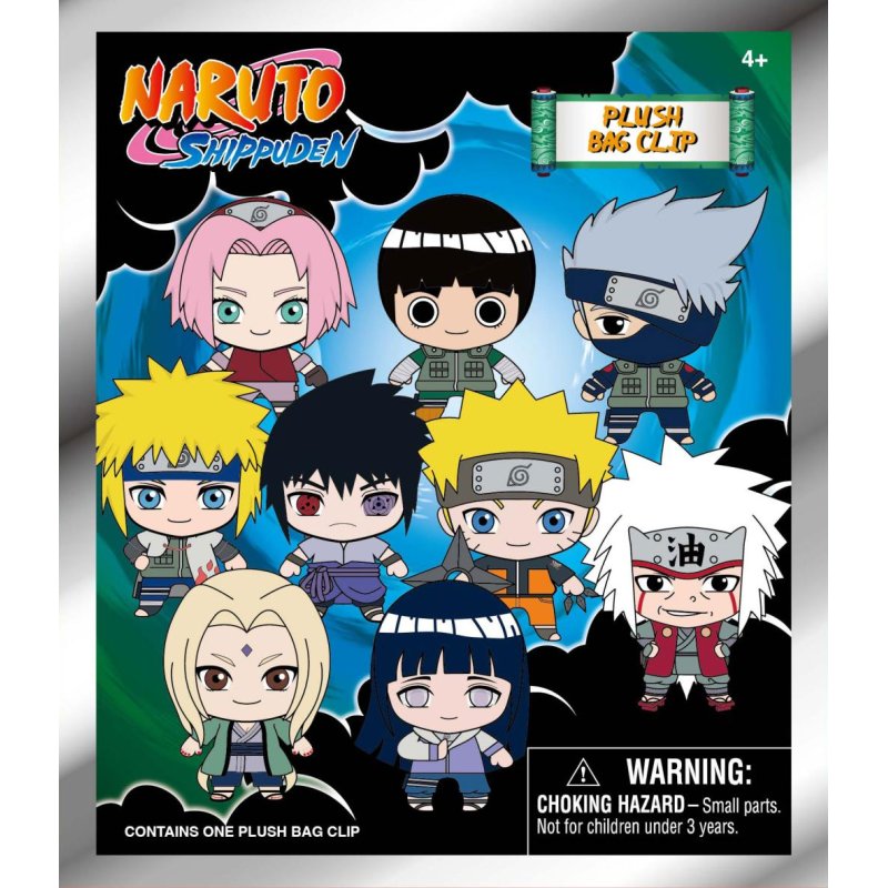 NARUTO - Plush Bag Clip (Display 24 Pcs)