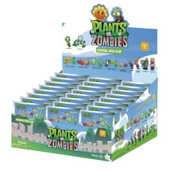 PLANTS VS ZOMBIES - Series 1 - 3D Foam Bag Clip (Display 24 Pcs)