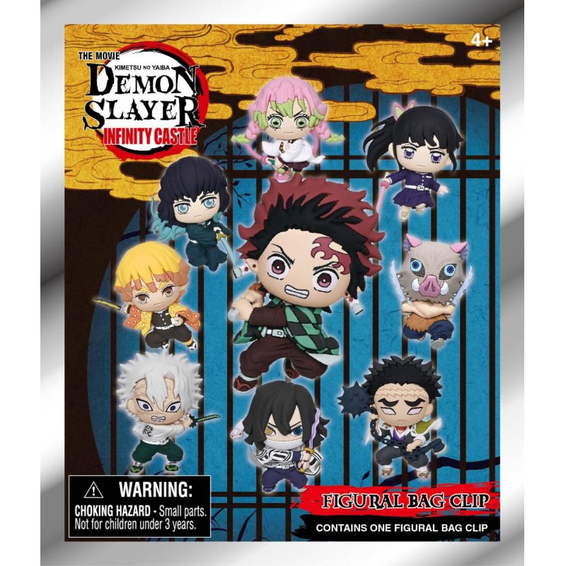 DEMON SLAYER MOVIE - Series 1 - 3D Foam Bag Clip (Display 24 Pcs)
