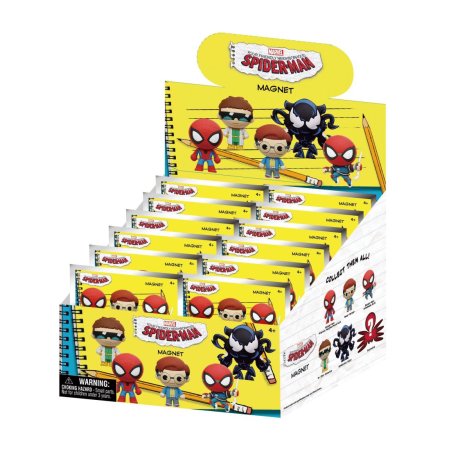 SPIDER-MAN - Series 1 - 3D Foam Magnets in blind bags (Display 12 Pcs)