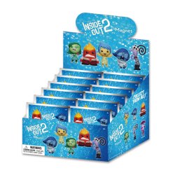 VICE-VERSA 2 -Series 1 -3D Foam Magnets in blind bags (Display 12 Pcs)