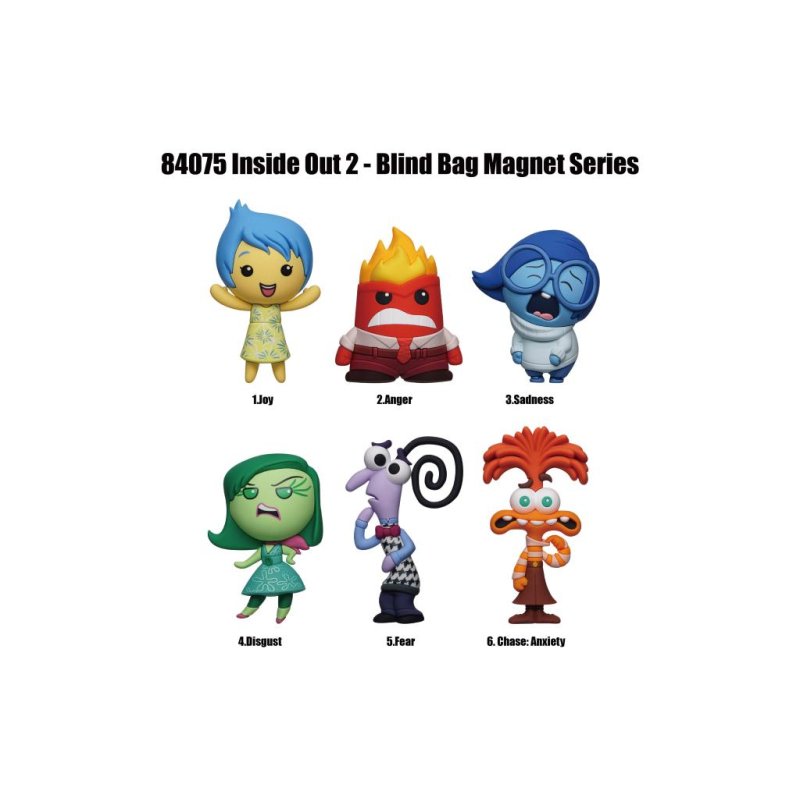 VICE-VERSA 2 -Series 1 -3D Foam Magnets in blind bags (Display 12 Pcs)