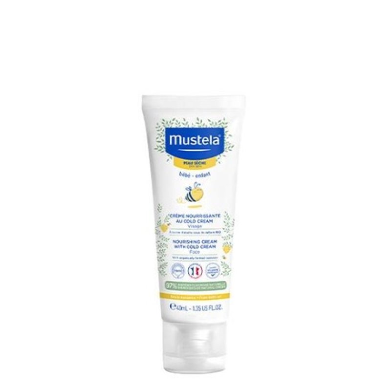 Mustela Cold Cream 40ml Moisturizing Face Cream