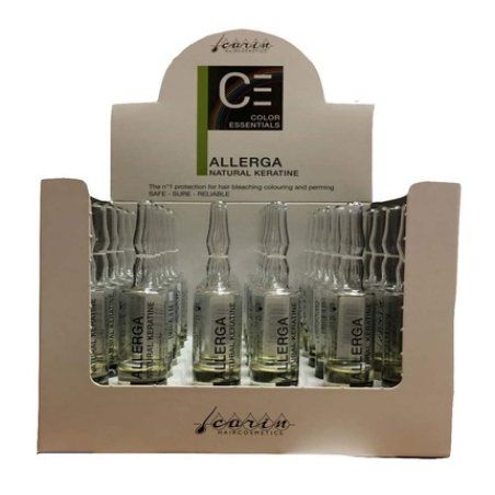 Carin Allerga Natural Keratin Ampoules 7.5ml - Pack of 6