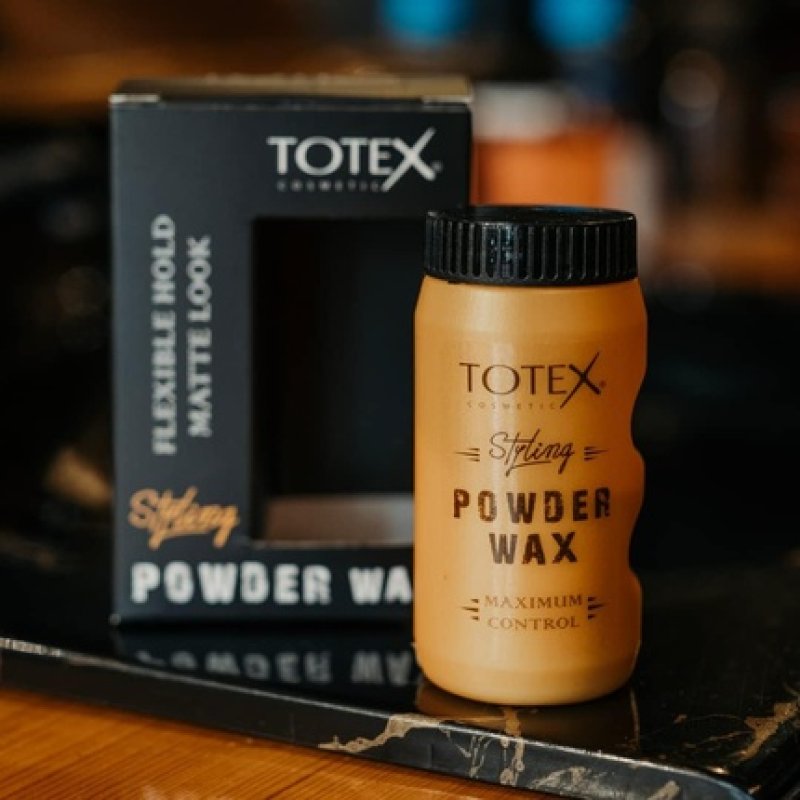 Totex Hair Styling Texturising Powder Wax Volumizing Thickening Dust Powder Flexible Hold Matt Look Maximum Control for