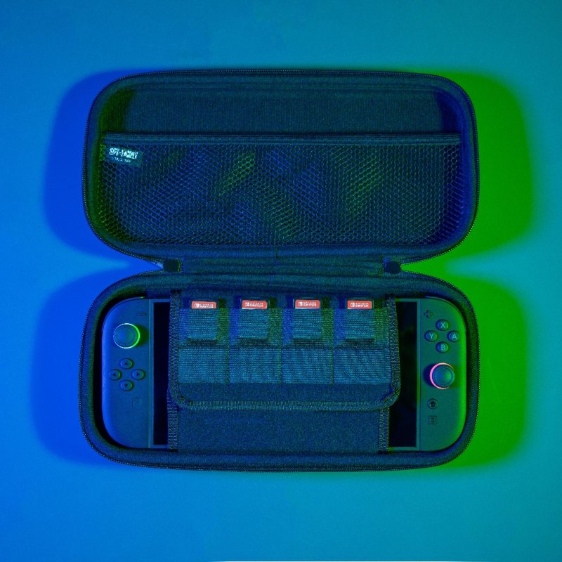 Konix 2849000009 portable game console case Messenger case Nintendo Green