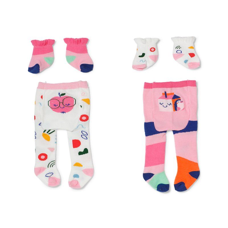 BABY born Tights & Socks 2 assorted 43cm Doll tights
