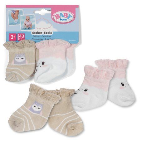 Zapf Baby born Socken Schaf 2 Paar 43cm