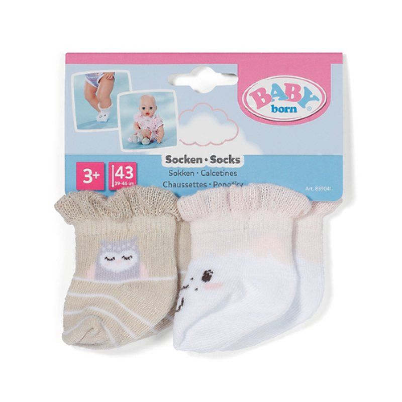 BABY born Socks Sheep 2 pair 43cm Doll socks