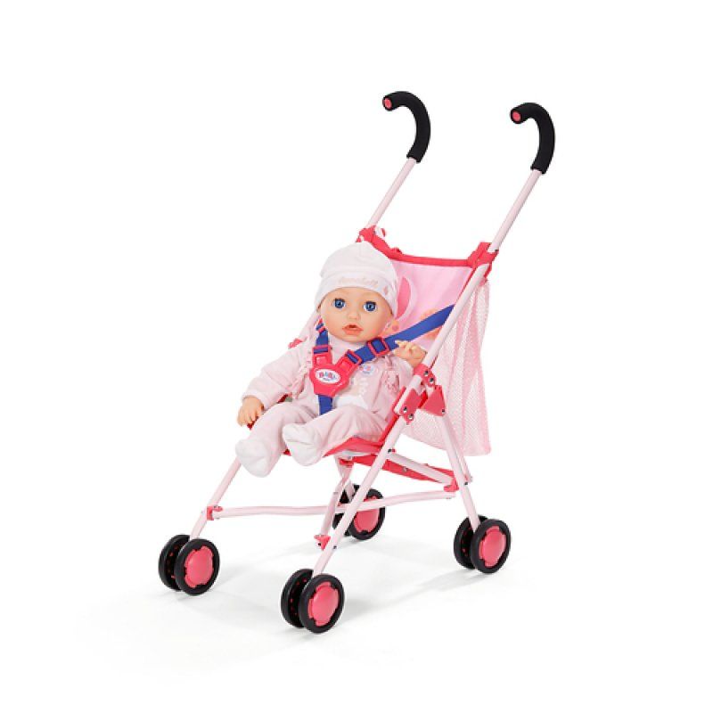 BABY born Stroller with Bag Pink Doll stroller