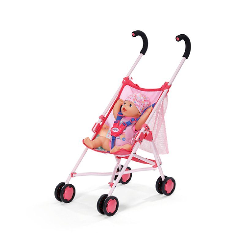 BABY born® Kinderwagen mit Tasche (pink)