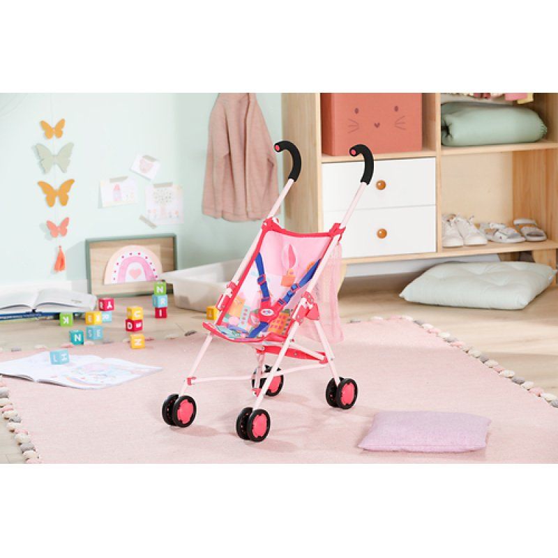 BABY born Stroller with Bag Pink Doll stroller