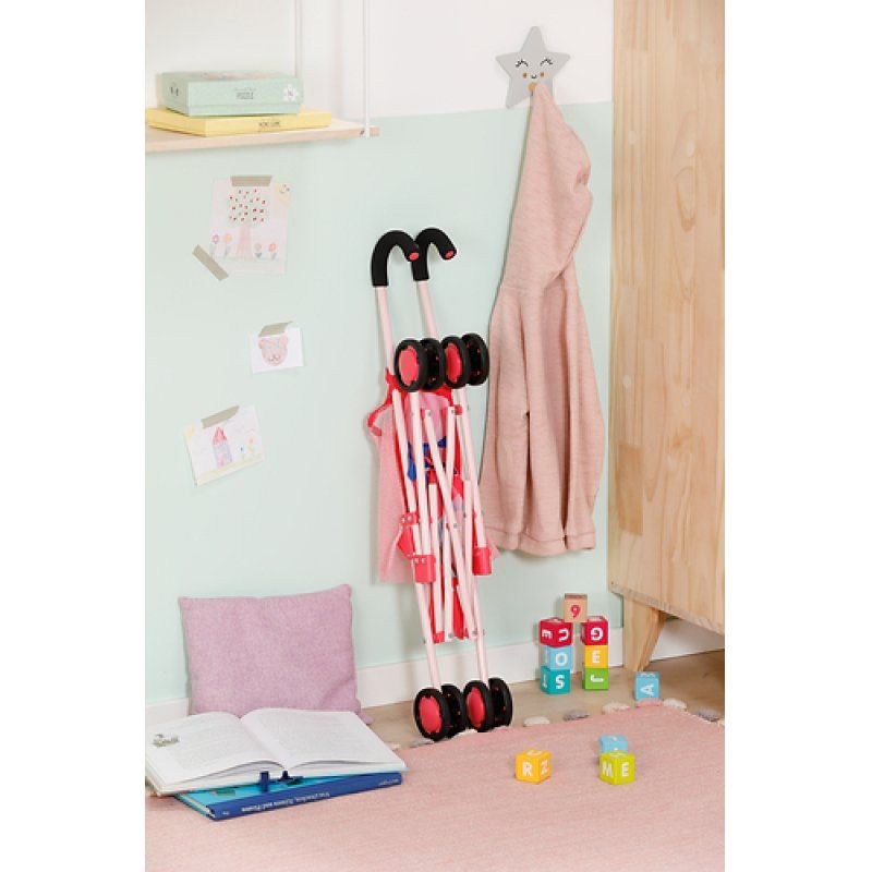 BABY born Stroller with Bag Pink Poussette pour poupée