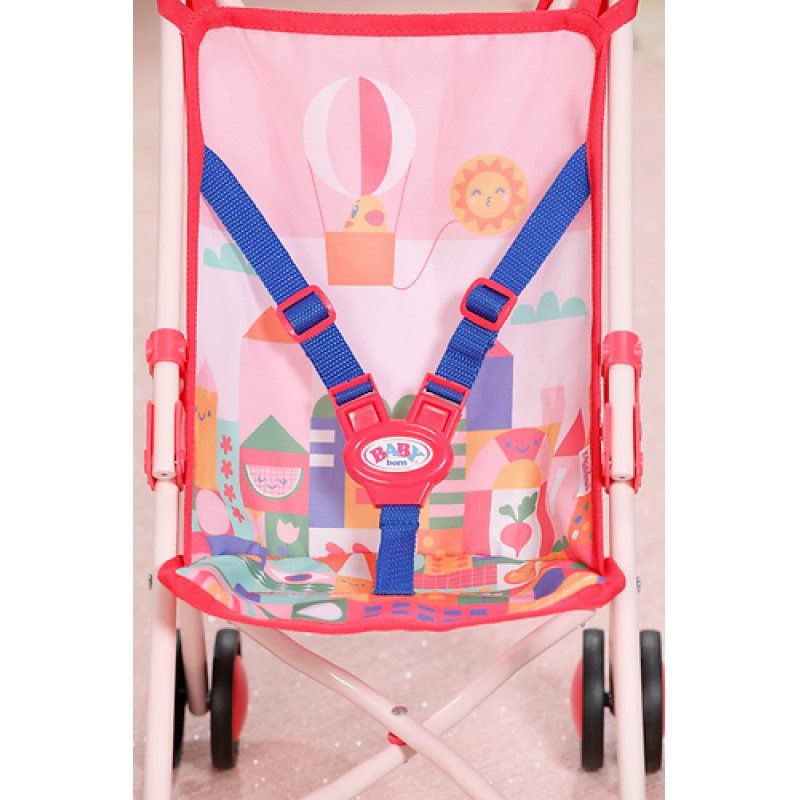 BABY born Stroller with Bag Pink Poussette pour poupée