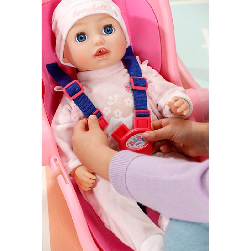 BABY born Comfort Seat Pink Siège-auto pour poupée