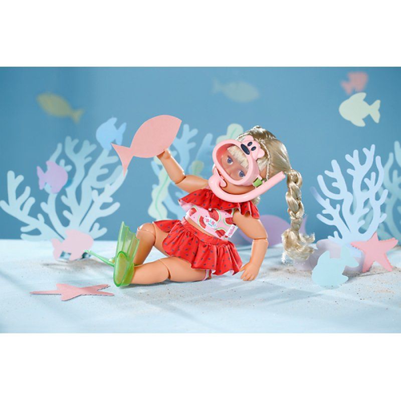 BABY born Snorkeling Set 43cm Doll swimwear