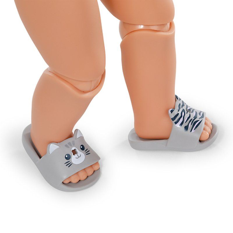 BABY born Slippers 3 assorted 43cm Chaussures de poupée