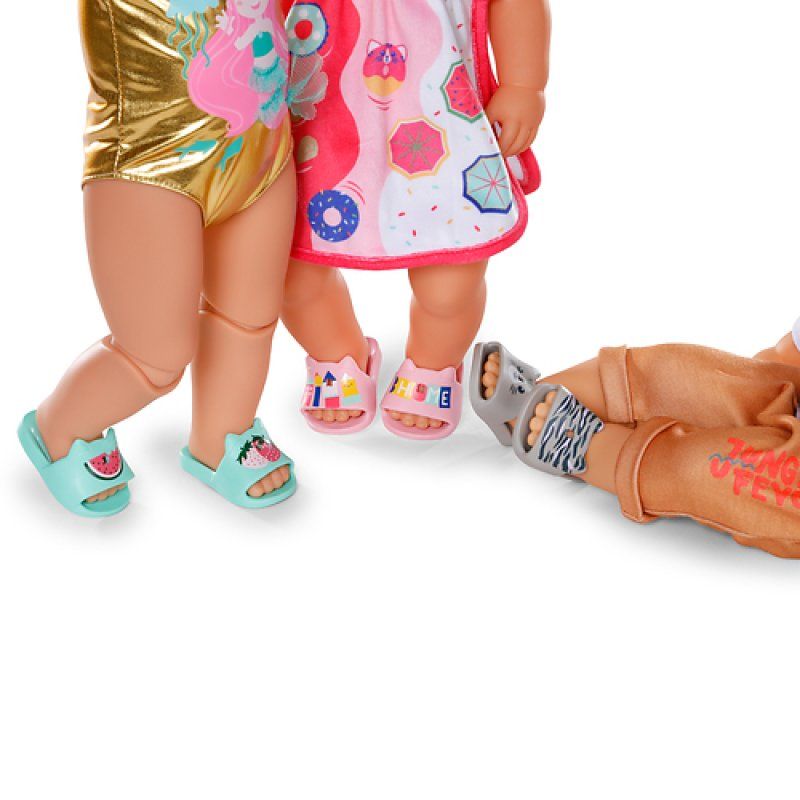 BABY born Slippers 3 assorted 43cm Doll shoes