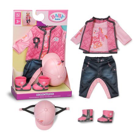 BABY born Riding Outfit 43cm Ensemble d'habits de poupée