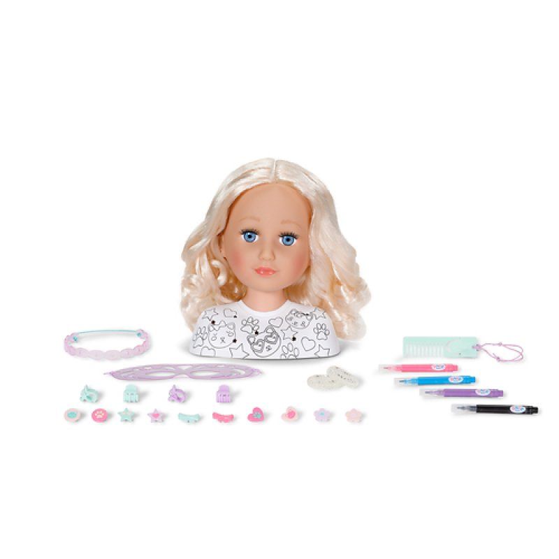 Zapf Baby born Stylingkopf Bemalen & Frisieren
