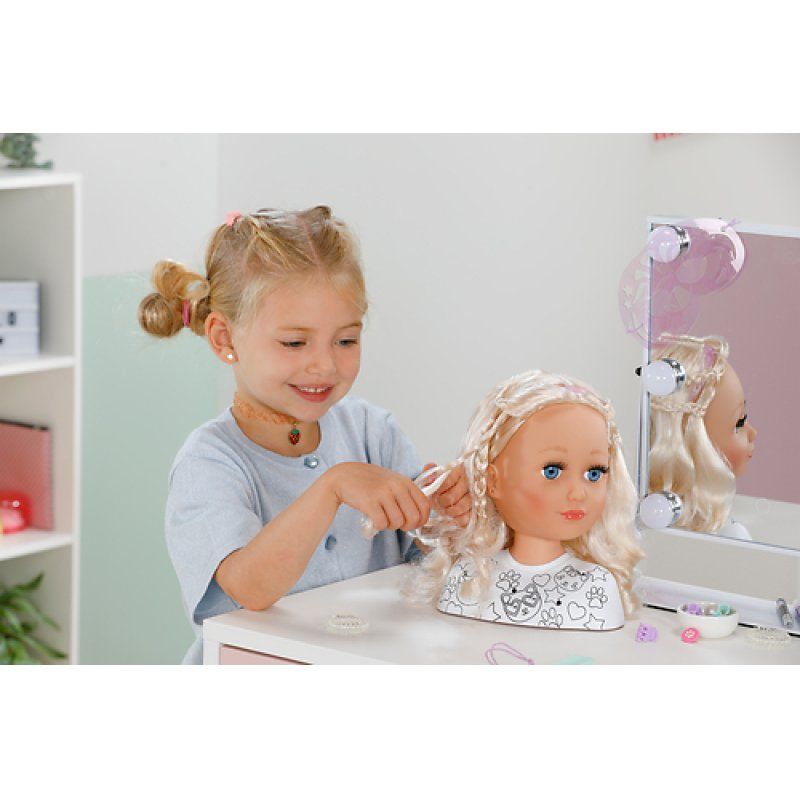 Zapf Baby born Stylingkopf Bemalen & Frisieren