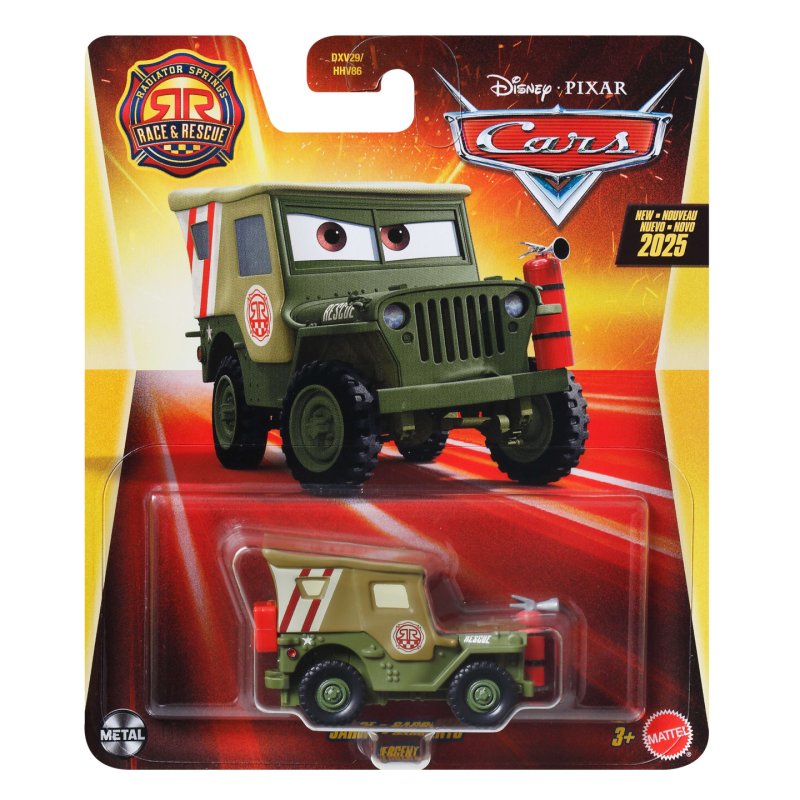 Disney Cars 3 - Die Cast - Sergeant Fire Chief (JDG58 )