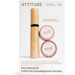 Attitude Oceanly Pink Makeup Set EWG Verified Eyeshadow and Lash Serum Infused