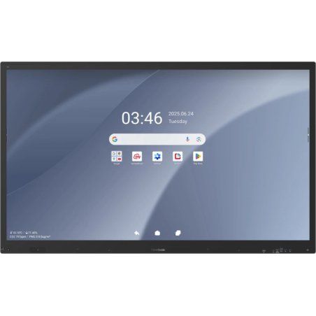 Viewsonic IFP6563-1C tableau blanc interactif 165,1 cm (65") 3840 x 2160 pixels Écran tactile Noir