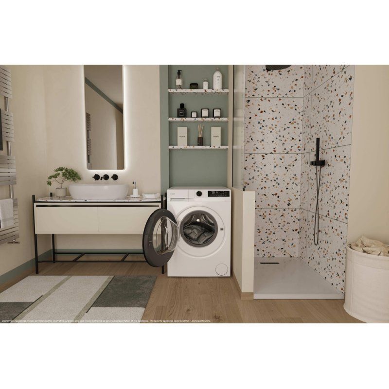 Candy GD 410B8-S machine à laver Charge avant 10 kg 1351 tr/min Blanc