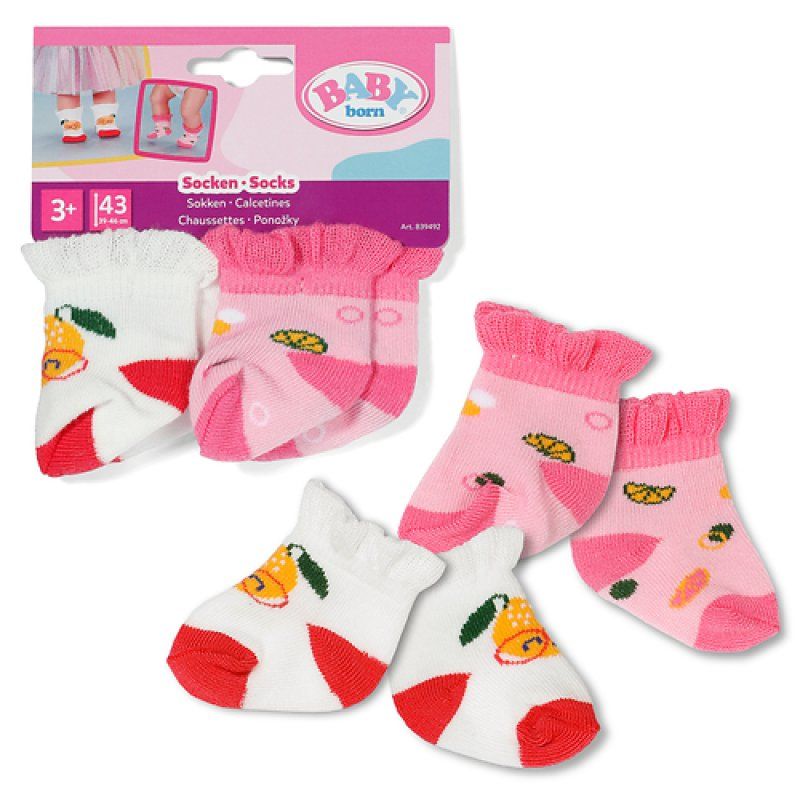 Zapf Baby born Socken 2 Paar 43cm