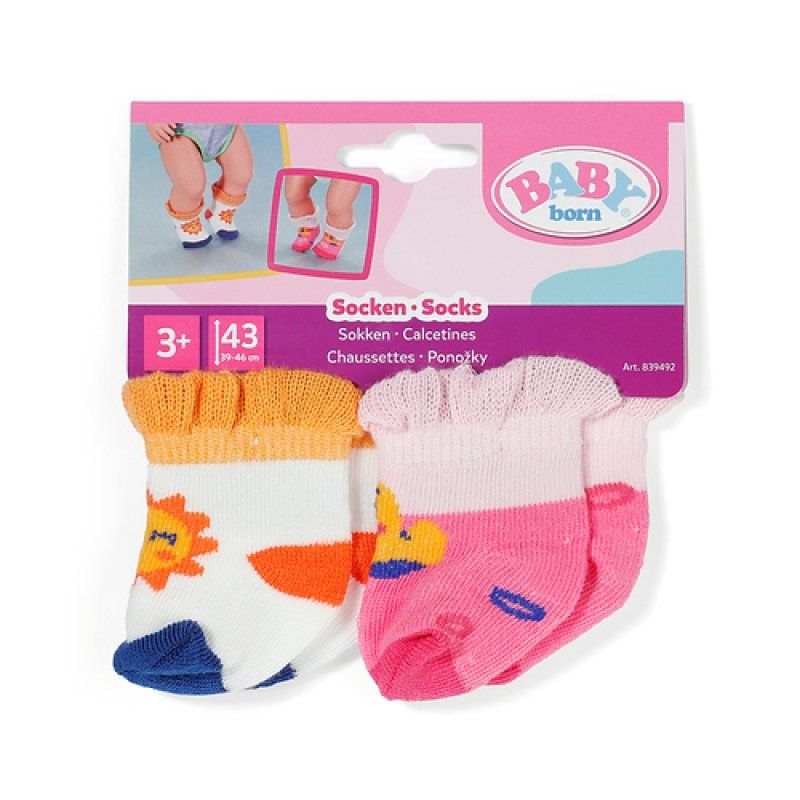 BABY born Socks 2 assorted 43cm Doll socks