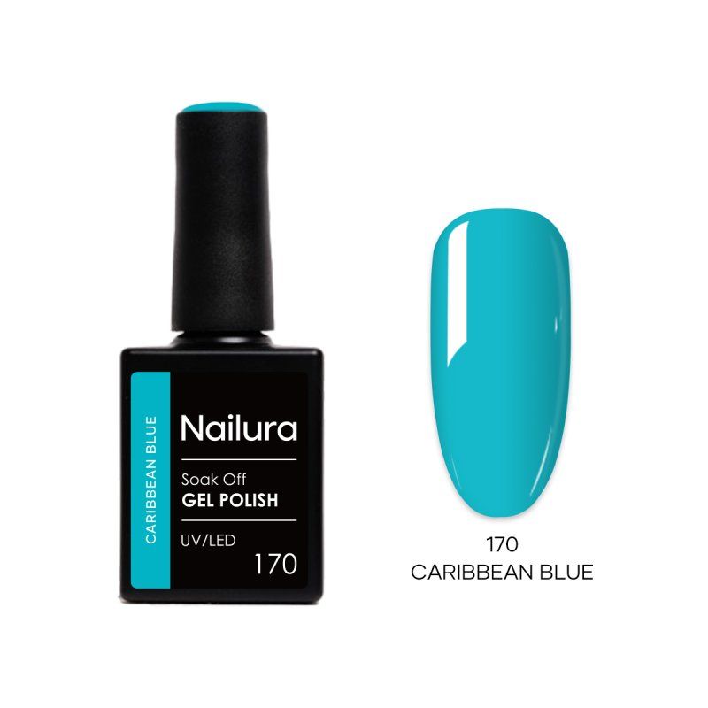 Nailura - Gel Polish 170 - Caribbean Blue - 10 ml