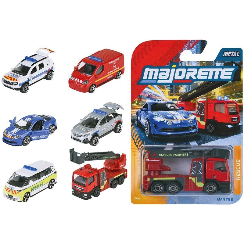 vehicule 1/64 majo secours - assortiment, modèle choisi aléatoirement