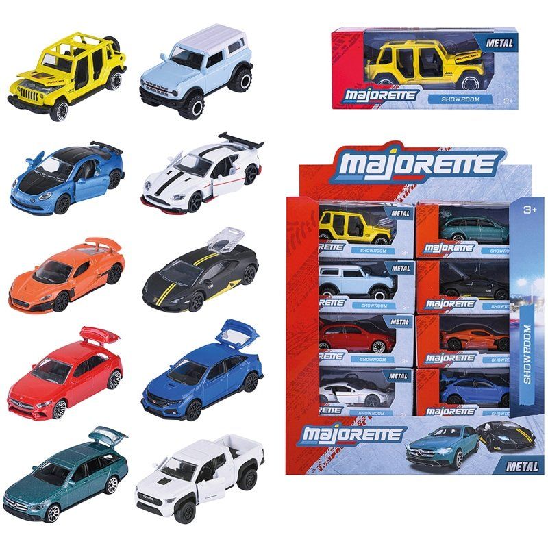 vehicule 1/64 majo city - assortiment, modèle choisi aléatoirement