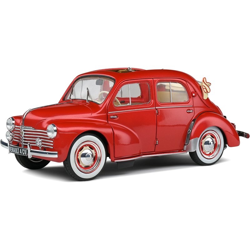 RENAULT 1/18 4CV ROUGE 1952