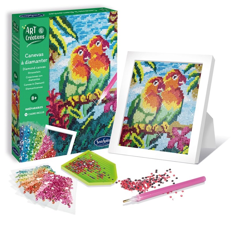 Canevas à Diamanter Oiseaux