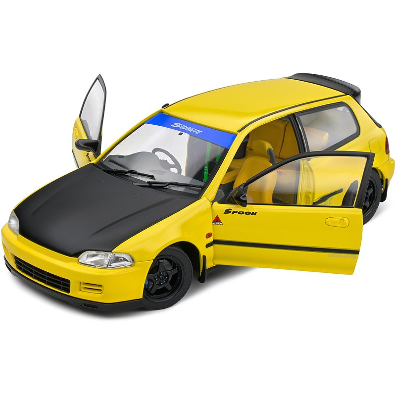 HONDA 1/18 EG6 Jaune 1991