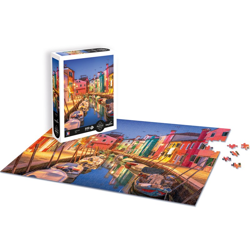 SentoSphère PUZZLE 500 pièces XL - Burano - Italie
