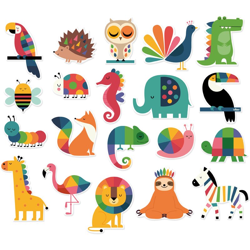 20 MAGNETS ARC EN CIEL [SPE]