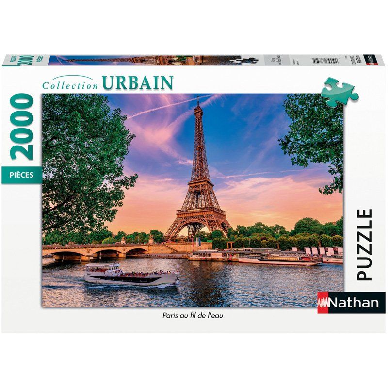 Ravensburger Nathan puzzle 2000 p - Paris au fil de l'eau