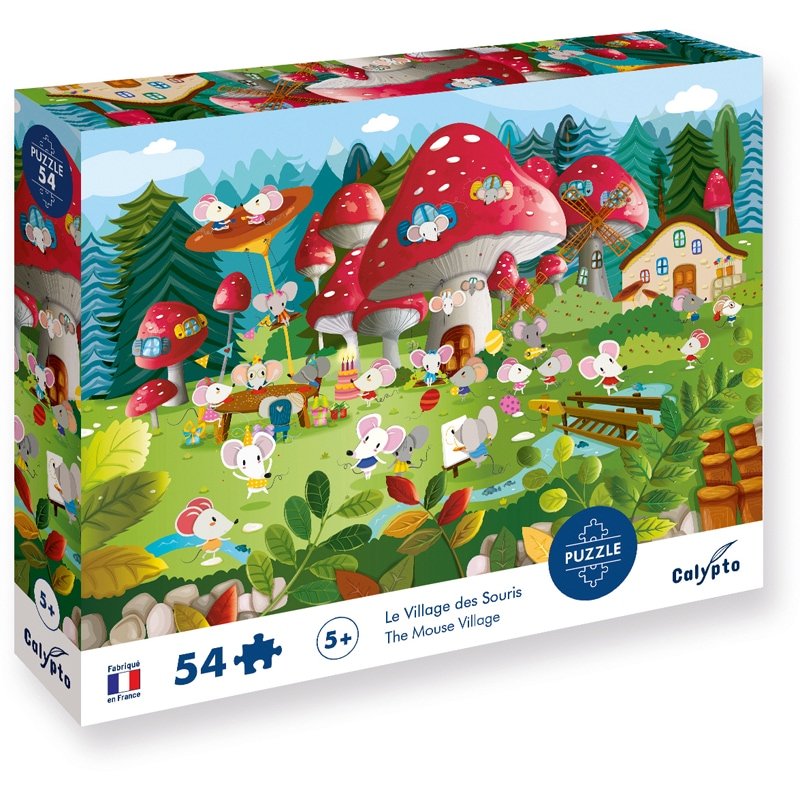 SentoSphère PUZZLE 54 pièces - Le Villages des Souris
