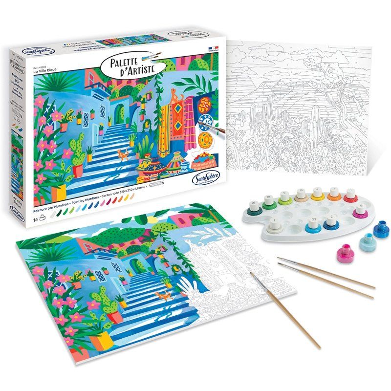 PALETTE ART VILLE BLEUE