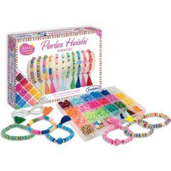 BRACELETS PERLES HEISHI POMPON